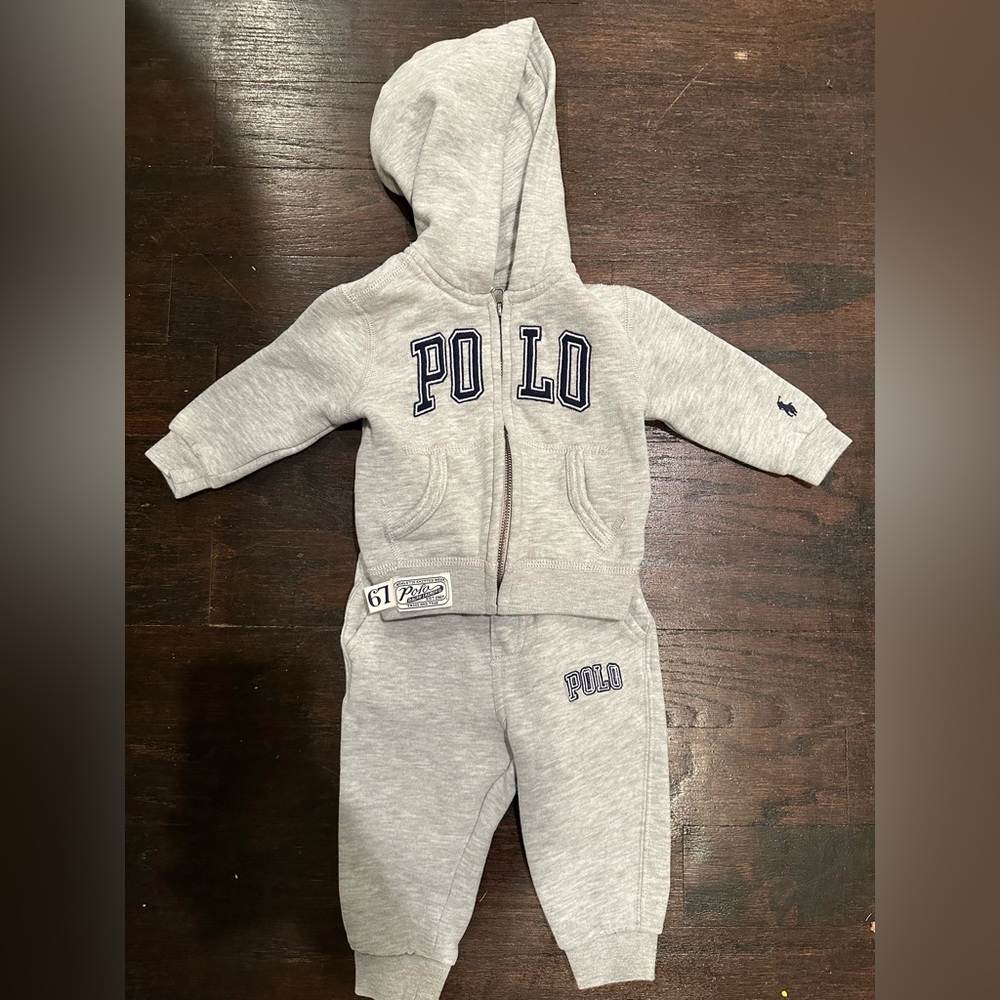 Polo baby sweat suit